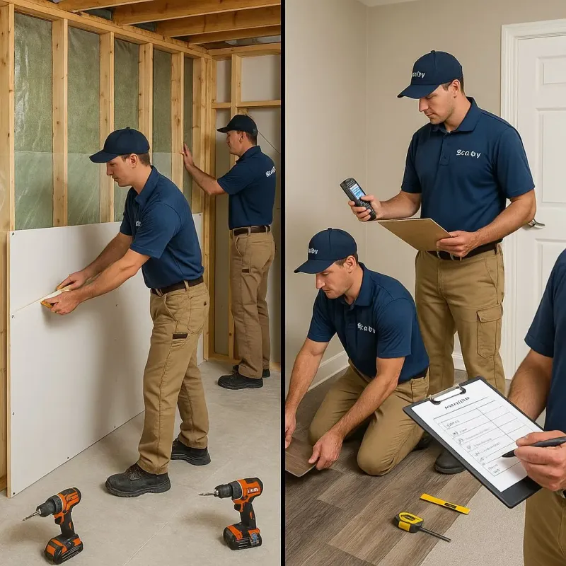 Repairs and Reconstruction process in Whitmire, SC